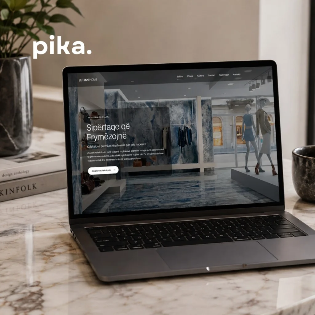 Web design and e-commerce project for Lutian Home
